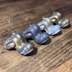4oz Small Vintage solid Brass Feet- claw foot